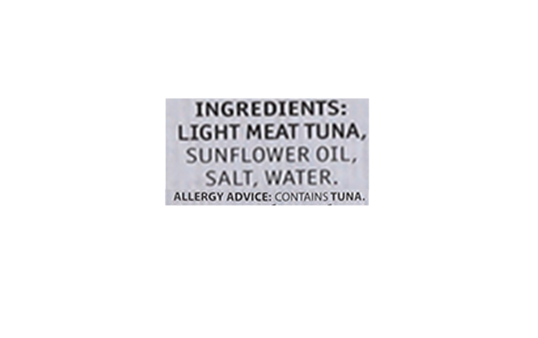 Tasty Nibbles Light Meat Tuna Flakes In Sunflower Oil   Tin  185 grams
